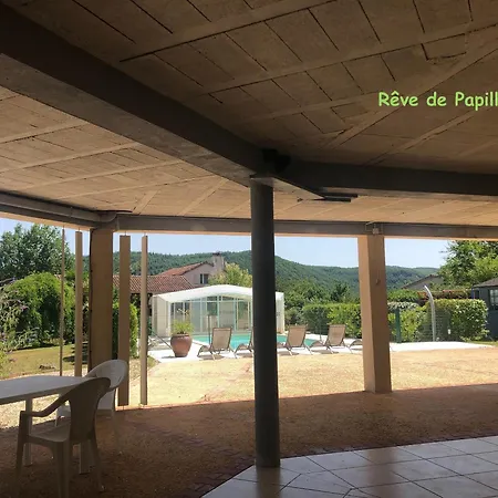 Ferienhaus Maison Charmante Avec Vue Sur La Montagne A Saint-gery + Piscine